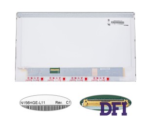 Матрица 15.6 N156HGE-L11 (1920*1080, 40pin, LED, NORMAL, матовая, разъем слева внизу) для ноутбука