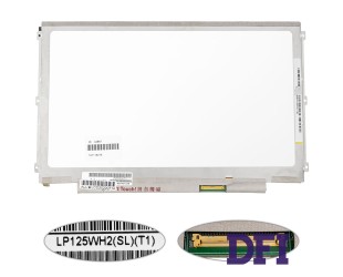 Матрица 12.5 LP125WH2-SLT1 (1366*768, 40pin(IPS), LED, SLIM(горизонтальные ушки), матовая, разъем справа внизу) для ноутбука (renew)