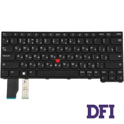 Клавиатура для ноутбука LENOVO (ThinkPad: X13 Gen 2) rus, black, с джойстиком
