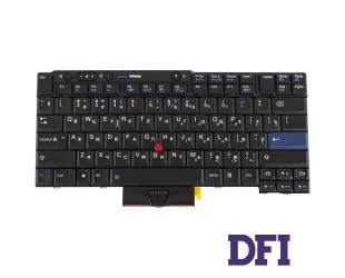 Клавіатура для ноутбука LENOVO (T410, T420, T510, T520, X220, W510) rus, black