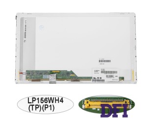 Матрица 15.6 LP156WH4-TPP1 (1366*768, 30pin(eDP) LED, NORMAL, матовая, разъем слева внизу) для ноутбука