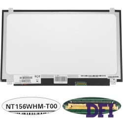 Матрица 15.6 NT156WHM-T00 touch (1366*768, 40pin(eDP), LED, SLIM(вертикальные ушки), глянец, разъем справа внизу) для ноутбука