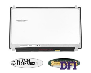 Матрица 15.6 B156HAN02.1 HW:BA (1920*1080, 40pin(eDP, IPS), LED, SLIM(вертикальные ушки), матовая, разъем справа внизу, ширина 350мм (narrow border)) для ноутбука