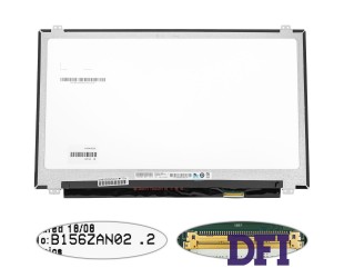 Матрица 15.6 B156ZAN02.2 (3840*2160, 40pin(eDP, 300cd/m2, 16.7M   72% NTSC, IPS), LED, SLIM(вертикальные ушки), матовая, разъем справа внизу) для ноутбука