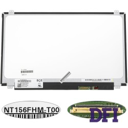 Матрица 15.6 NT156FHM-T00 touch (1920*1080, 40pin(eDP), LED, SLIM(вертикальные ушки), глянец, разъем справа внизу) для ноутбука