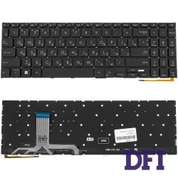 Клавіатура для ноутбука ASUS (X1502 series) rus, black, без фрейму, підсвічування клавіш