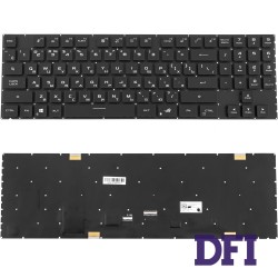 Клавиатура для ноутбука ASUS (GX703 series) rus, black, без фрейма, подветка клавиш (RGB per-key)