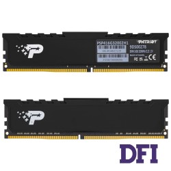 Модуль пам'яті DDR4 16GB 3200Mhz PC4-25600 Patriot Signature Premium (PSP416G32002H1)