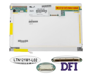 Матрица 12.1 LTN121W1-L02 (1280*800, 20pin, 1CCFL, NORMAL, глянцевая, разъем справа вверху) для ноутбука (renew)