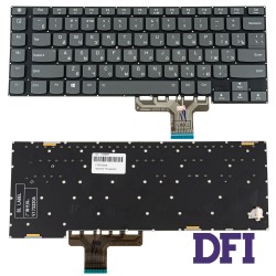 Клавіатура для ноутбука LENOVO (Legion Y740-15IRH), рос, чорна, без фрейма, підсвітка клавіш (RGB)