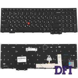 Клавіатура для ноутбука Lenovo (ThinkPad: L15 Gen 4) rus, black