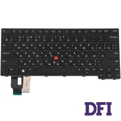 Клавіатура для ноутбука Lenovo (ThinkPad: T14, L14 Gen 3) rus, black (ОРИГІНАЛ)