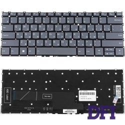 Клавиатура для ноутбука LENOVO (ThinkBook: 13x G2 IAP) rus, black, без  фрейма, подсветка клавиш