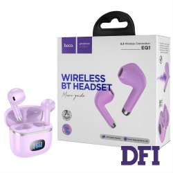 Беспроводные наушники HOCO EQ1 Music guide true wireless BT headset Purple