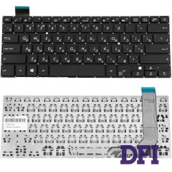 Клавіатура для ноутбука ASUS (X407 series) rus, black, без фрейма