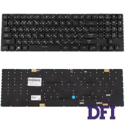 Клавиатура для ноутбука ASUS (G733 series) rus, black, без фрейма, подсветка клавиш (Per key) (2021)