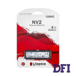 Жесткий диск M.2 2280 SSD 2Tb Kingston SNV2S Series, NVMe, PCI Express 4.0 x4, 3D NAND TLC,  зап/чт. - 2800/3500Мб/с (SNV2S/2000G)