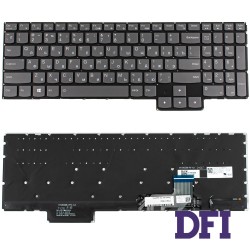 Клавіатура для ноутбука LENOVO (S7-15 series), rus, black, підсвічування клавіш, без фрейму