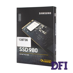 Жесткий диск M.2 2280 SSD  500Gb Samsung 980 Series, MZ-V8V500BW, V-NAND 3bit MLC, PCI Express 3.0 x4, зап/чт. - 2600/3100Мб/с