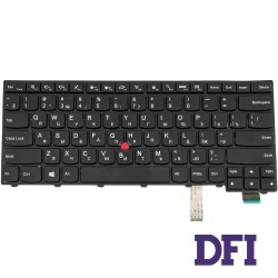 УЦЕНКА! Клавиатура для ноутбука LENOVO (ThinkPad: T460S, T470S) rus, black