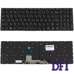 Клавиатура для ноутбука LENOVO (IdeaPad Flex 4-1570, 4-1580), rus, black, без фрейма, подсветка клавиш