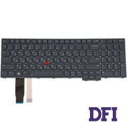 Клавиатура для ноутбука LENOVO (ThinkPad:T16, P16s Gen 1) rus, storm grey, подсветка клавиш