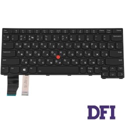 Клавиатура для ноутбука LENOVO (ThinkPad: X13 Gen 3) rus, black, подсветка клавиш