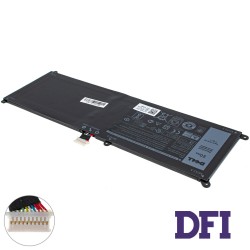 Оригінальна батарея для ноутбука DELL 7VKV9 (Latitude 7275, XPS 9250) 7.6V 3910mAh 30Wh Black