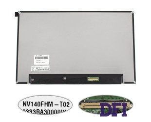 Матрица 14.0 NV140FHM-T02  touch (1920*1080, 40pin(eDP), LED, SLIM(без доп. панели), матовая, разъем справа внизу) для ноутбука