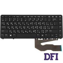 Клавиатура для ноутбука HP (EliteBook: 840, 850) rus, black, подсветка клавиш, с джойстиком