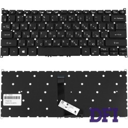Клавіатура для ноутбука ACER (AS: SF514-56) rus, black, без фрейму