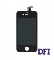 Дисплей для смартфона (телефона) Apple iPhone 4, black (в сборе с тачскрином)(с рамкой)(CHINA ORIGINAL)