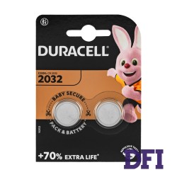 Батарейка Duracell CR2032 DSN уп. 2шт.