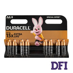 Батарейка Duracell AA LR06 MN1500 уп. 1x8 шт.