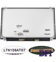 Матрица 15.6 LTN156AT07 (1366*768, 40pin, LED, SLIM(вертикальные ушки), глянец, разъем справа внизу) для ноутбука (renew)