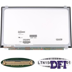 УЦЕНКАМатриця 15.6 LTN156AT30 (1366 * 768, 40pin, LED, SLIM (вертикальні вушка), глянсова, роз'єм справа внизу) для ноутбука (renew)