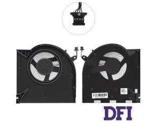 Оригінальний вентилятор для ноутбука DELL ALIENWARE 17 R3, 12V  (H5TYJ+CNV63) (Лівий + правий) (Кулер)