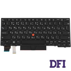 Клавіатура для ноутбука LENOVO (ThinkPad: X280) rus, black