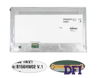 Матрица 15.6 B156HW02 V.1  (1920*1080, 40pin, LED, NORMAL, глянець, разъем слева внизу) для ноутбука (renew)