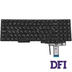 Клавіатура для ноутбука XIAOMI (Xiaomi Mi Gaming: 15.6) rus, black, без фрейму, підсвічування клавіш (оригінал)
