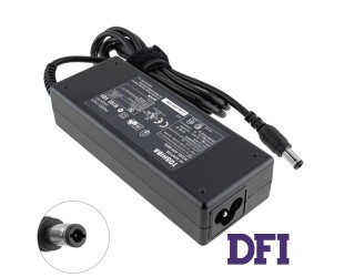 Блок питания для ноутбука TOSHIBA 15V, 6A, 90W, 6.3*3.0мм, 3hole, black (без кабеля!)