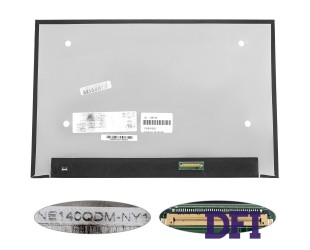 Матрица 14.0 NE140QDM-NY1 (2560*1600, 40pin(eDP, IPS, 165Hz, цветопередача: 100% sRGB), LED, SLIM (без доп панели), матовая, разъем справа внизу) для ноутбука