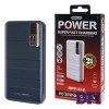 Універсальна мобільна батарея REMAX Noah Series, RPP-316, 20W+22.5W, PD+QC, Fast Charging, 20000mAh, Blue