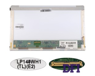 Матрица 14.0 LP140WH1-TLE2 (1366*768, 40pin, LED,NORMAL, глянец, разъем слева внизу) для ноутбука (renew)