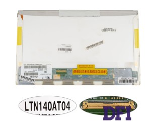 Матриця 14.0 LTN140AT04 (1366*768, 40pin, LED, NORMAL, глянцева, роз'єм ліворуч знизу) для ноутбука (renew)