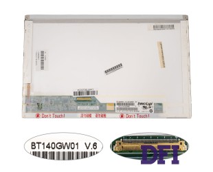 Матрица 14.0 BT140GW01 V.6  (1366*768, 40pin, LED, NORMAL, глянцевая, разъем слева внизу) для ноутбука (renew)