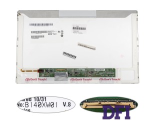 Матрица 14.0 B140XW01 V.8 (1366*768, 40pin, LED, NORMAL, глянцевая, разъем слева внизу) для ноутбука (renew)