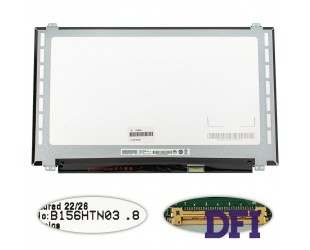 Матриця 15.6 B156HTN03.8 (1920*1080, 30pin(eDP), LED, SLIM(вертикальні вушка), матова, роз'єм праворуч внизу) для ноутбука