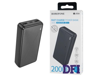 Универсальная мобильная батарея BOROFONE BJ55A, Graceful, 20000mAh, Black (6941991111785)