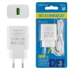 Зарядное устройство BOROFONE BA72A Spring, USB to Micro, QC3.0, white